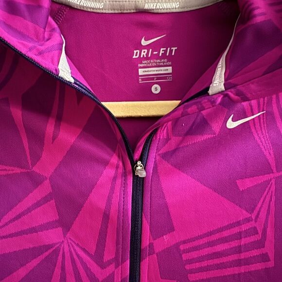 Nike Element 72 Running Dri-Fit 1/4 zip reflective pullover jacket NWOT M - Picture 4 of 14